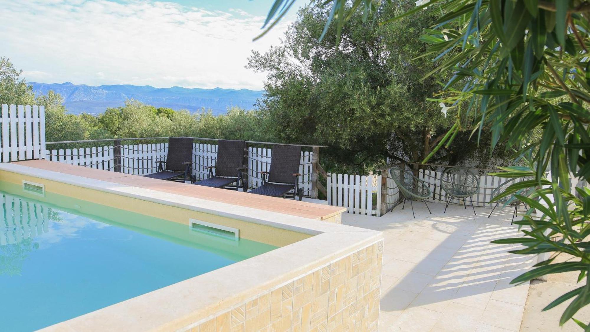 Seaview Villa Anita With Two Apartments And Private Pool Polje  Exterior foto